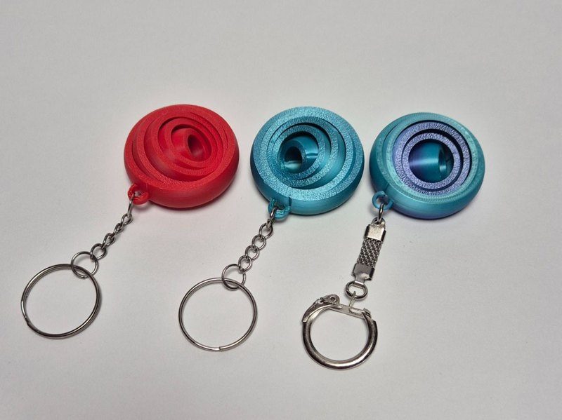 Jiroskop Fidget Anahtarlık