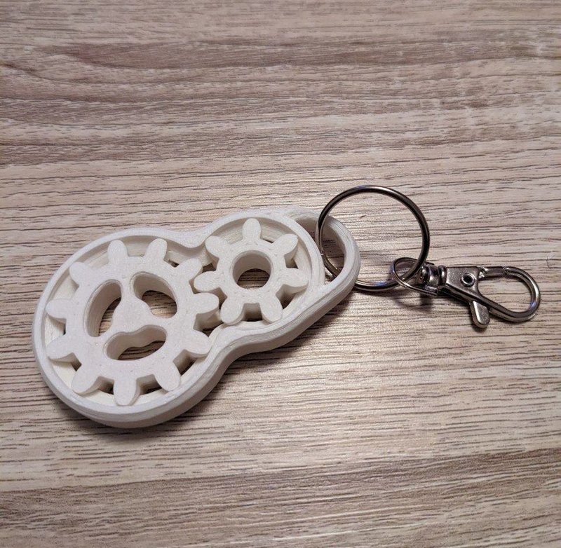 Dişli Fidget Oyuncak Anahtarlık