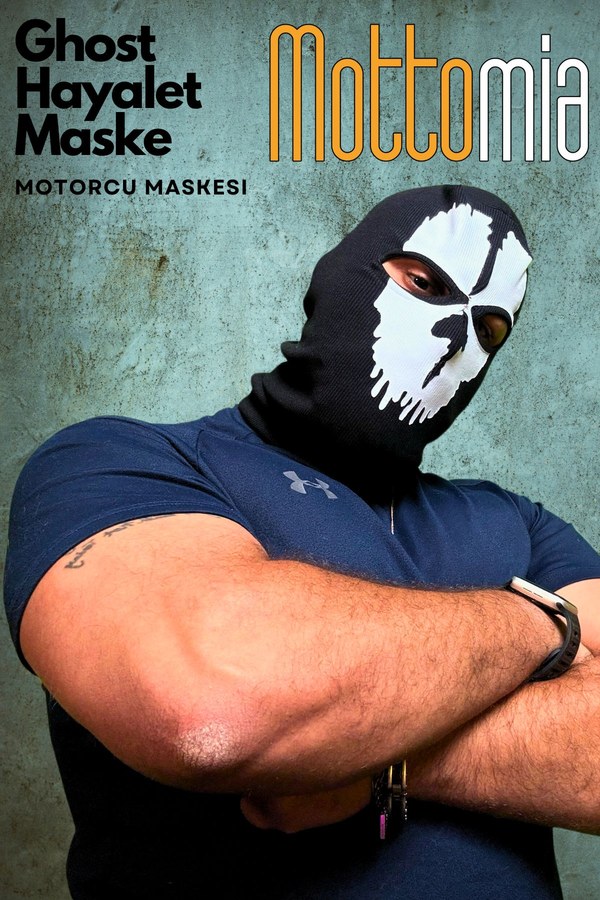 Ghost Maske · Siyah