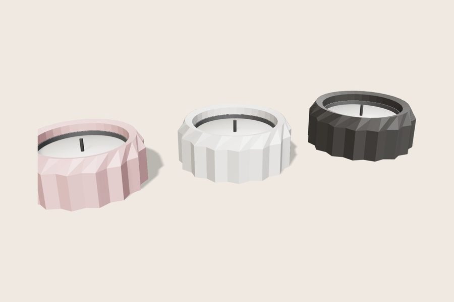 3'lü Tealight Mumluk Seti