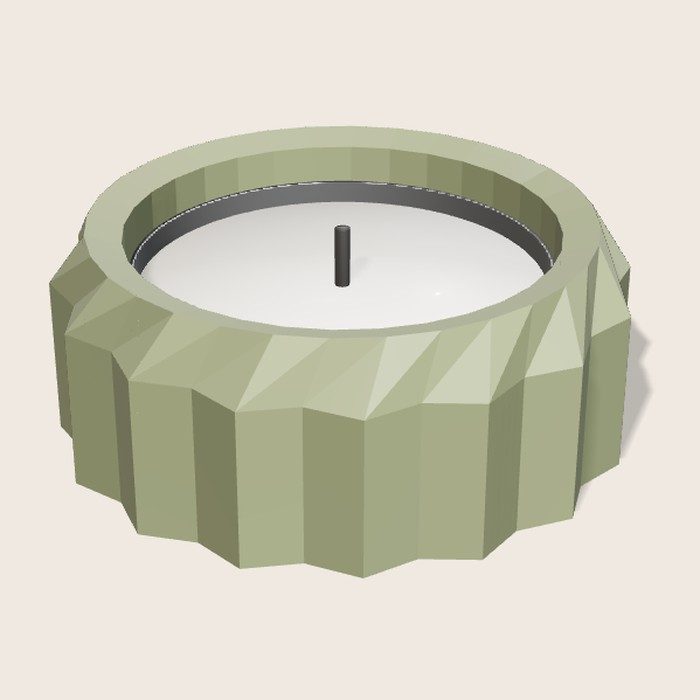 3'lü Tealight Mumluk Seti