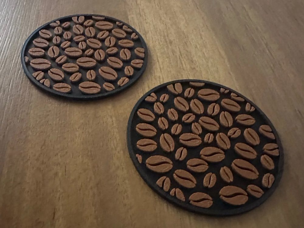 Kahve Çekirdeği Bardak Altlığı