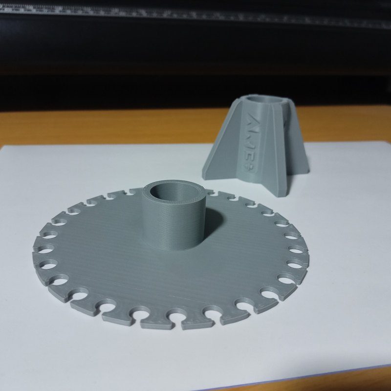 PVC Borulu Disk Anahtarlık Standı